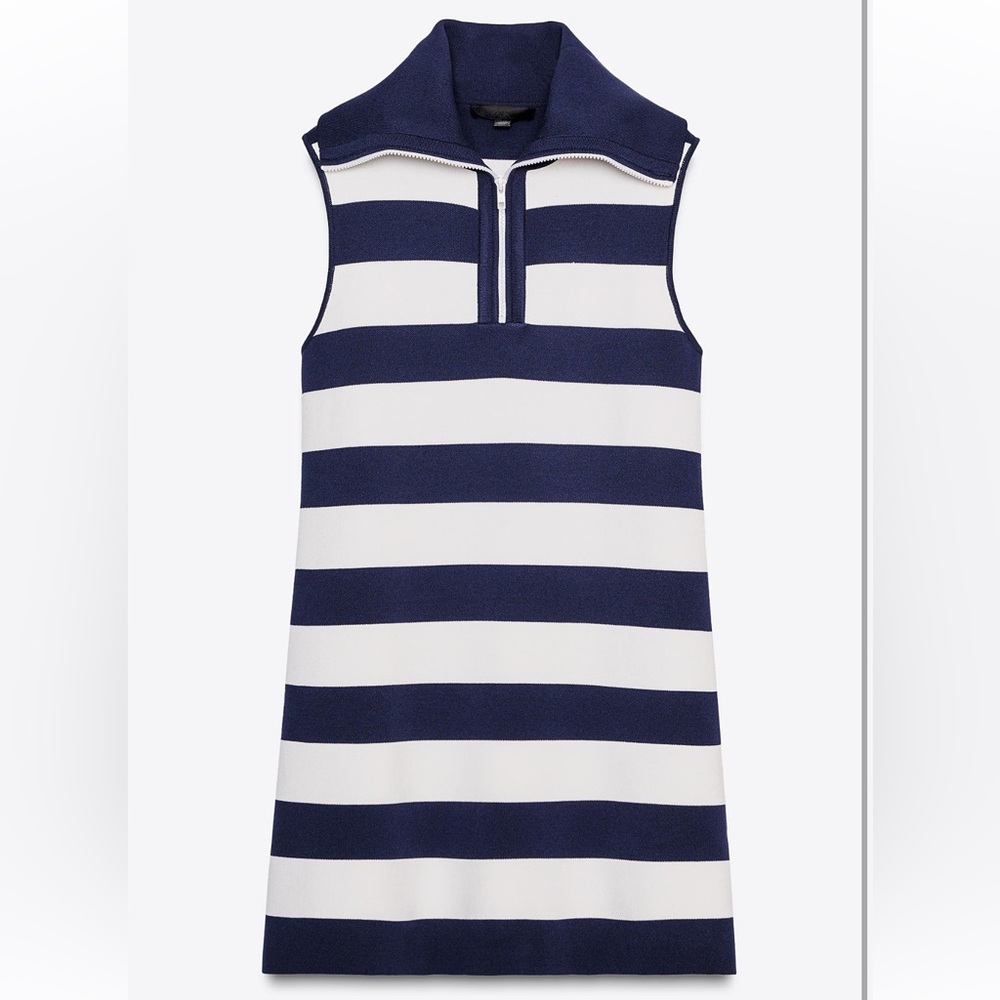 NWT Zara Striped Knit Dress - size S